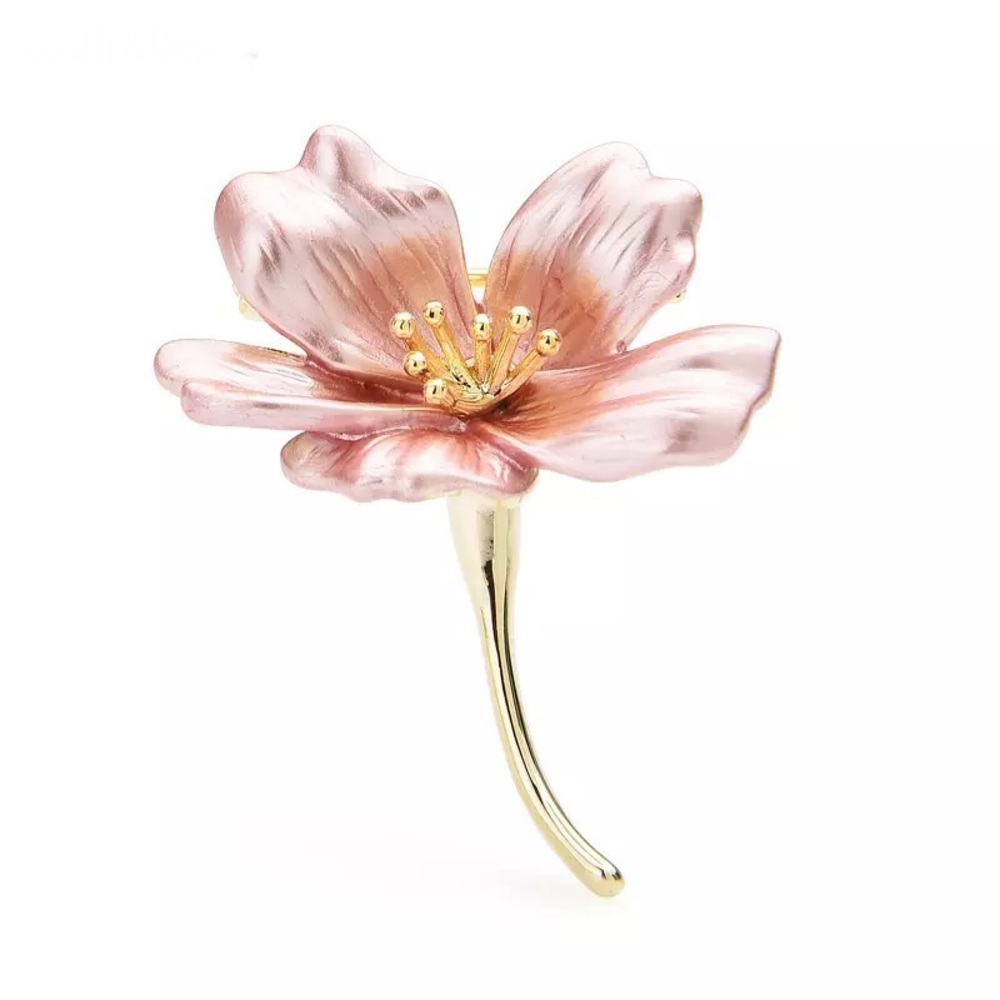 PINK CHERRY BLOSSOM BROOCH / PIN